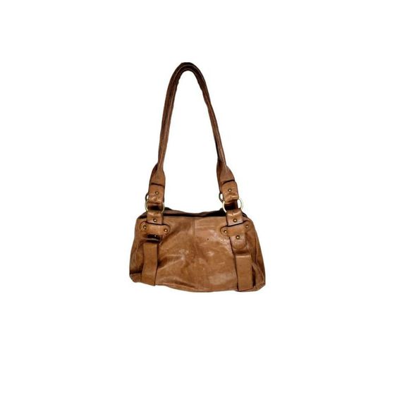 TOSCANI Brown Leather Shoulder Bag - Picture 6 of 7